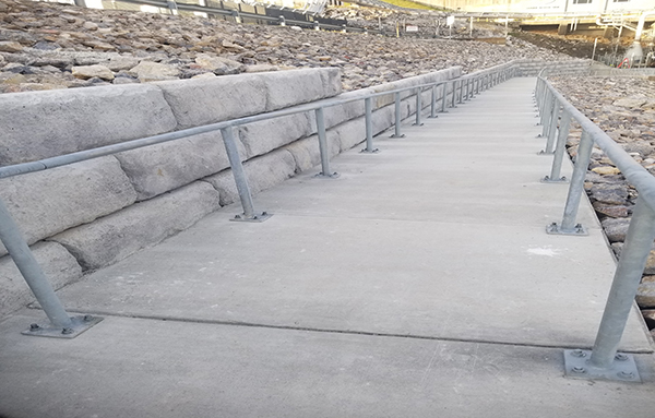 Fish Tail Ramp Logan Martin ADA Compliant Fishing Platform Ramp – Kleinschmidt Group